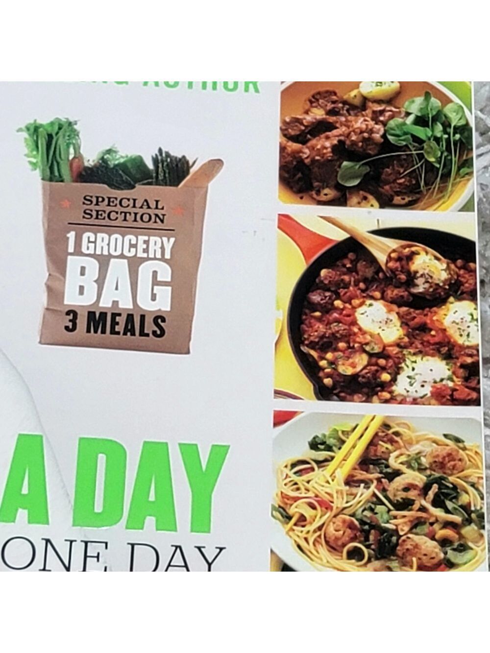 Rachael Ray Week In A Day 1 Grocery Bag 3 Meals Special Edition